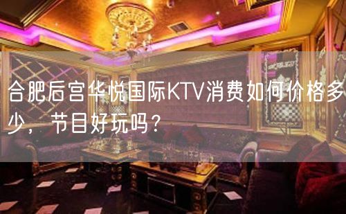 合肥后宫华悦国际KTV消费如何价格多少，节目好玩吗？