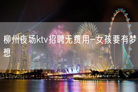 柳州夜场ktv招聘无费用-女孩要有梦想