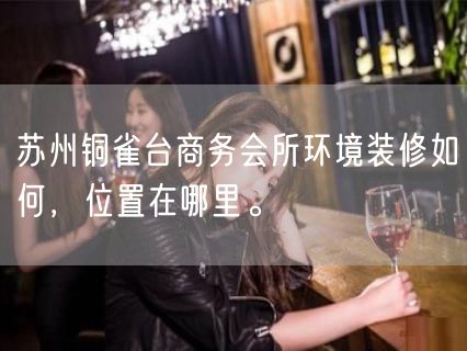 苏州铜雀台商务会所环境装修如何，位置在哪里。