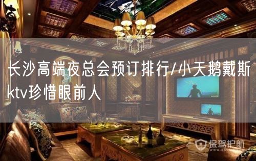 长沙高端夜总会预订排行/小天鹅戴斯ktv珍惜眼前人