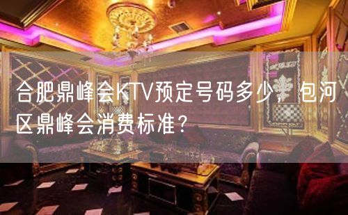 合肥鼎峰会KTV预定号码多少，包河区鼎峰会消费标准？