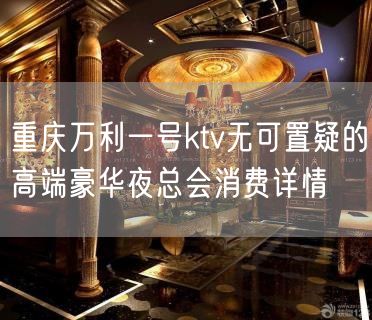 重庆万利一号ktv无可置疑的高端豪华夜总会消费详情