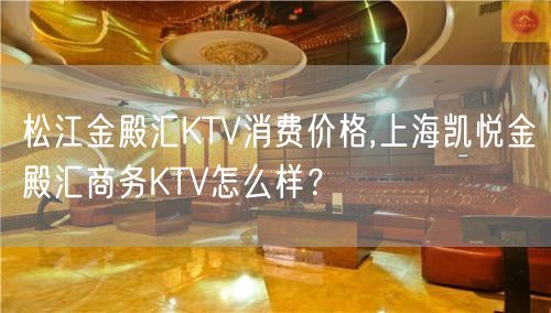 松江金殿汇KTV消费价格,上海凯悦金殿汇商务KTV怎么样？